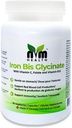 Gentle Iron Supplement for Adults I Iron bisglycinate with Vitamin C, B12, Folic Acid I Supports Red Blood Cell Formation & boosts Immunity - 90 Vegeterian 캡슐, 글루텐 무료