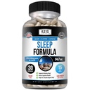 Kaya Naturals - Melatonin - Aid Support Vitamin Supplement - 수면 스트레스와 무드 지원 - L-Tryptophan, 열정 꽃, Ashwagandha 및 기타 (30 개)