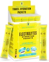 KEY NUTRIENTS Electrolytes Powder Packets 20 Pack - 설탕, 리프레시 레몬, 하이드로 션 Packets 새로 고침 Electrolyte 음료 혼합 패킷 - Zero Calories