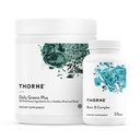 THORNE - 에너지 번들 - 일일 그린 플러스 & 베이 컴플렉스 - 셀룰러 에너지 및 물리적 내구시간을 촉진 - 30 서빙