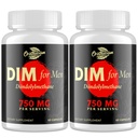남성 750MG를위한 DIM - 호르몬 균형, 남성, DIM 보충, Detox, 활력 및 피트니스 성능 -Chrysin & Black Pepper Extract, 60 캡슐 (2 병)