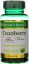 Nature's Bounty Cranberry 과일 4200 mg, 플러스 비타민 C Softgels, 120 ea (포장 5)