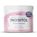 Binto Inositol 분말 믹스 | 60일 공급 | 40:1 비율 Myo and D-Chiro Inositol | 호르몬 밸런스 및 Ovulation 지원 | 보존 무료