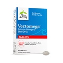 Terry Naturally Vectomega - EPA 및 DHA와 보충 - 뇌 및 심장 건강 지원을위한 Omega-3 정제 - 필수 지방산 및 펩티드와 영양 보충 - 60 정제