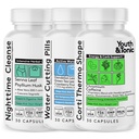 청년 & Tonic 규정식은 Mindful Eating, Cleanse, Detox & Energy Support – Water Weight, Gut Cleanse & CortiThermo Shape for Metabolism, Body Fluids, Break The Plateau, 90 알약을 위한 영양 보조제입니다.