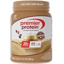 Premier Protein Powder, Café Latte, 30g Protein, 1g Sugar, 100 % Whey Protein, Keto Friendly, Gluten Free, No Soy, 95mg Caffeine for Energy, 23.9 oz (17 서빙)