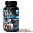 Kilab Dog Weight Gainer – 60-Count Muscle Builder Dog Supplement – 개, 강아지 및 성인을위한 근육 성장 보충교재 – Turmeric, 글루코사민, 녹색 찢긴 머슬을 가진 Bully 성장 공식