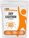 BulkSupplements.com Soy Lecithin 분말 - Lecithin 보충교재, 영양 보충교재, 음식 급료 - 글루텐 무료, 봉사 당 1.2g, 250g (8.8 oz) (1의 포장)