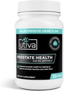 Utiva Prostate Health - 건강한 기능 및 소변 흐름을위한 천연 공식 - 남성을위한 전립선 보충 - Beta-Sitosterol과 남성을위한 팔로토 - 30 Softgels