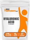 BulkSupplements.com Hyaluronic 산 분말 - 나트륨 Hyaluronate, Hyaluronic 산 보충교재로 - 음식 급료, 글루텐 자유로운 - 서빙 당 215mg, 10g (0.35 oz) (1의 포장)
