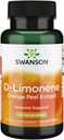 Swanson D-Limonene - 세포 건강을 촉진하는 오렌지 필 추출물 보충 - 높은 Potency Formula Supporting Health Defense - (60 캡슐, 250mg 각) (1 팩)