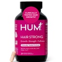 HUM 머리 Biotin, 아연, 비타민 B12를 가진 강한 매일 머리 성장 보충교재는 여성과 남자를 위한 건강한 머리 지원을 위한 성장, Folic 산 & 비타민 B12 비타민, 30 Vegan 캡슐을 지원합니다
