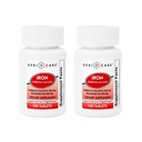 GeriCare 철 황산염 정제 325mg의 성분 철 65 mg 높은 힘 철 보충교재 | 규정식 보충교재 100 조사. (2의 포장)