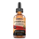 추가 강도 6000mcg 비타민 B12 하위 언어 액체 드롭 - Methylcobalamin, VIT B 12 지원 에너지, 최대 흡수, 60 서빙, 비 GMO, 비건 친절, 미국에서 제조