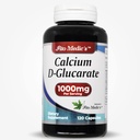 실험실 - 칼슘 d-glucarate, 칼슘 1000mg -120 모자, 칼슘 보충교재 Menopause 지원 호르몬 Harmony- Liver Detox- Detox Cleanse- 매우 높은 흡수 칼슘, Calcio.