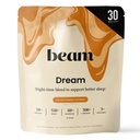 빔 드림 수면 파우더, L-Theanine, Apigenin, Reishi 및 마그네슘, 세 번째 파티는 깊은 수면, 휴식 및 회복, 자연 수면 지원, 30 서빙을위한 자연 수면 보조 및 수면 보충을 테스트했습니다.