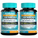NewRhythm Probiotics 120 Billion CFU 36 Strains, 3-in-1 Probiotics for Digestive Health & Immune Support with Prebiotics & Enzymes, 여성 및 남성을위한 Probioticos, Vegan Targeted Release Supplement, 60ct