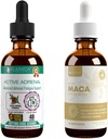 Rejuvica Health Active Adrenal + Active Maca - 지원 에너지 + 스트레스 - 더 나은 흡수를위한 액체 배달 - Rhodiola, Maca, Holy Basil, Ashwagandha & More!