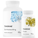 THORNE - 웰니스 에센셜 - 아연 & 비타민 D3 콤보 Immune 및 뼈 지원 - 60에서 180의 봉사