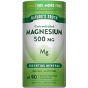 자연의 진실 마그네슘 산화물 500mg 캡슐 | 90 조사 | Non-GMO & 글루텐 자유로운 고강도 보충교재
