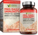 비타민 Bounty Pro-Daily Probiotic - 10 억 CFU 혼합, 다이제스트 건강, 면역 지원 Prebioitcs 및 여성과 남성을위한 Probiotics - 60 캡슐