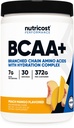 Nutricost BCAA + Hydration 분말 (Peach Mango) 30 서빙 - Hydration Complex를 가진 분지 사슬 아미노산 - 글루텐 자유로운, 비 GMO