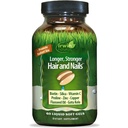 Irwin Naturals, Nutrient Rich의 건강한 피부 & 머리 플러스 못은, 빛나는과 힘, 60의 액체 Softgels를 제공합니다