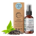 200mg L-Theanine & 150mg 비타민 C 액체 스프레이 아이 & 성인 - 실제 복숭아 추출물 맛 - 비 GMO, 글루텐 무료, 설탕 무료, 알코올 무료, 모든 자연 - 2 Fl Oz 60 일 공급