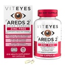 Viteyes AREDS 2 아연 자유로운 Macular 지원, 비타민 E, 비타민 C, Lutein & Zeaxanthin를 가진 자연적인 Allergen 자유로운 캡슐, 아연 없음, 구리 없음, 미국, 120 Ct에서 제조되는 눈 의사