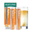 Hydralyte Electrolyte Tablet | 40 Orange Electrolytes | Rapid Rehydration에 대한 비행기 여행 필수 | Hydration Tablets - 즉시 Electrolytes (20 서빙, Serve 당 2 정제)
