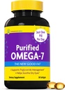 InnovixLabs는 오메가 7 보충교재를 순화했습니다 - 210 mg Omega-7 Palmitoleic 산, Metabolism & Triglyceride 지원을 위한 물고기 기름, 근본적인 지방산, IFOS는, 30 Softgels 찬성했습니다