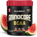 ALLMAX 영양 AMINOCORE BCAA 분말, 아미노산의 8.18 그램, Intra와 포스트 운동 회복 음료, 글루텐 자유로운, 수박, 945 g