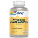 Citrus Bioflavonoids, 1:1 비율 - 산화 방지제 및 면역 지원 보충교재를 가진 SOLARAY 비타민 C 500mg - 로즈 엉덩이와 Acerola, Vegan, 60 일 보장, 125의 서빙, 250의 VegCaps를 가진 비타민 C