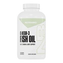 NutraBio 오메가 3 생선 기름 보충 교재, 2,000mg, 400 Softgels - 건강한 심장을 지원하는 EPA DHA 오메가 3 지방산 보충교재