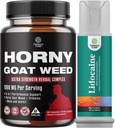 남자와 여자를위한 Horny Goat Weed Extract Complex의 번들은 에너지와 체력을 강화하고 남성을위한 Black Maca Root Capsules - Invigorating Drive Mood & Energy Booster를 향상시킵니다.