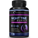 밤 시간 체중 감량 알약 여성 - CARB Blocker Appetite Suppressant Melatonin-Fat Burner Diet 약으로 여성 - 야간 Metabolism Booster-Made 미국 - 1 팩