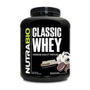 NutraBio Classic Whey Protein Powder- Full-Spectrum Amino Acid Profile - 필러 없음, 인공 색상, 보존제 - 낮은 글리세라이드 지수 - 아이스크림 쿠키 드림, 5 파운드