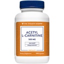 비타민 Shoppe Acetyl-L-Carnitine 500mg - 건강한 뇌 및 기억 기능을 지원하고, 에너지 생산을 승진시킵니다 – CarnipureTM는 L Carnitine (240의 캡슐)의 가장 순수한 모양을 제안합니다