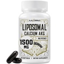 Liposomal 칼슘 AKG 보충교재 1500 MG (Alpha-Ketoglutaric 산), AAKG 보다는 더 효과적인 높은 흡수, 장수, 나이 방위, 세포 에너지, 대사 기능, 60 Softgels를 위한 Ca AKG 보다는 더 효과적인