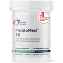 건강 ProbioMed 50 - 소화 건강을위한 Probiotics - Lactobacillus acidophilus Probiotic + Lactobacillus rhamnosus가있는 10 Strains - Gut Health + 면역 지원 보충교재 (30 모자)