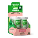 Amazing Grass Electrolyte Tablets, Fizzy Greens Water flavoring Tablet with Vitamins, Hydrate Strawberry Lemonade, 10 Count (Pack of 6) (패키지 May Vary)