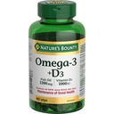 성격 Bounty Omega-3 + D3 물고기 기름 1200mg/비타민 D3 1000IU 90 softgels