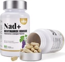 VEV NAD 보충교재 캡슐 - Nicotinamide Riboside, 다콜라겐, 이산화탄소 - 피부를 위한 NAD 보충교재 - 60의 캡슐*2
