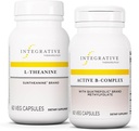 Active B-Complex, 60 캡슐 및 L-Theanine, 60 캡슐과 통합 치료 번들 - 8 B-Vitamins*와 에너지 대사를 지원하는 Active B-Complex - L-Theanine은 Relaxed State*를 지원하기 위해