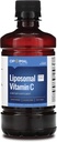 Liposomal 비타민 C 액체 - 1250mg - 최선 흡수 - 강력한 산화 방지제 및 면역 지원 보충교재