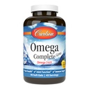 Carlson - Omega Complete Gems, Omega-3-6-9, Wild Caught, Sustainably Sourced, 심장 건강, 관절 기능 및 면역 지원, 90 Softgels