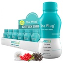 Plug Liver Cleanse Detox & Repair 음료 - 식물 기반 초본 전기 음료 Liver Support & Health, Bloating Relief, Restore Antioxidants & Minerals | Liver Complex Energy Drink (24-Pack)