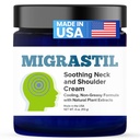 기본 활기 Migrastil Soothing Neck & Shoulder Cream - 빠른 행동 및 강력한 - 비 Greasy Topical Cream (4 oz.) 미국에서 만든
