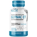 Nutri NAC 에틸 에스테르 + 글리신 - 추가 강도 375mg - NACET withe Selenium - 80 % Bioavailability - N-Acetylcysteine - 노화 방지 보충교재, Boost Glutathione - 60 캡슐 - 3rd 파티 테스트