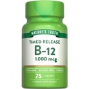 자연의 진실 비타민 B12 1000 mcg | 75 Timed Release Tablets | Vegan, Non-GMO & 글루텐 무료 보충